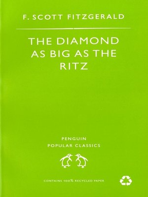 cover image of The Diamond As Big As the Ritz and Other Stories